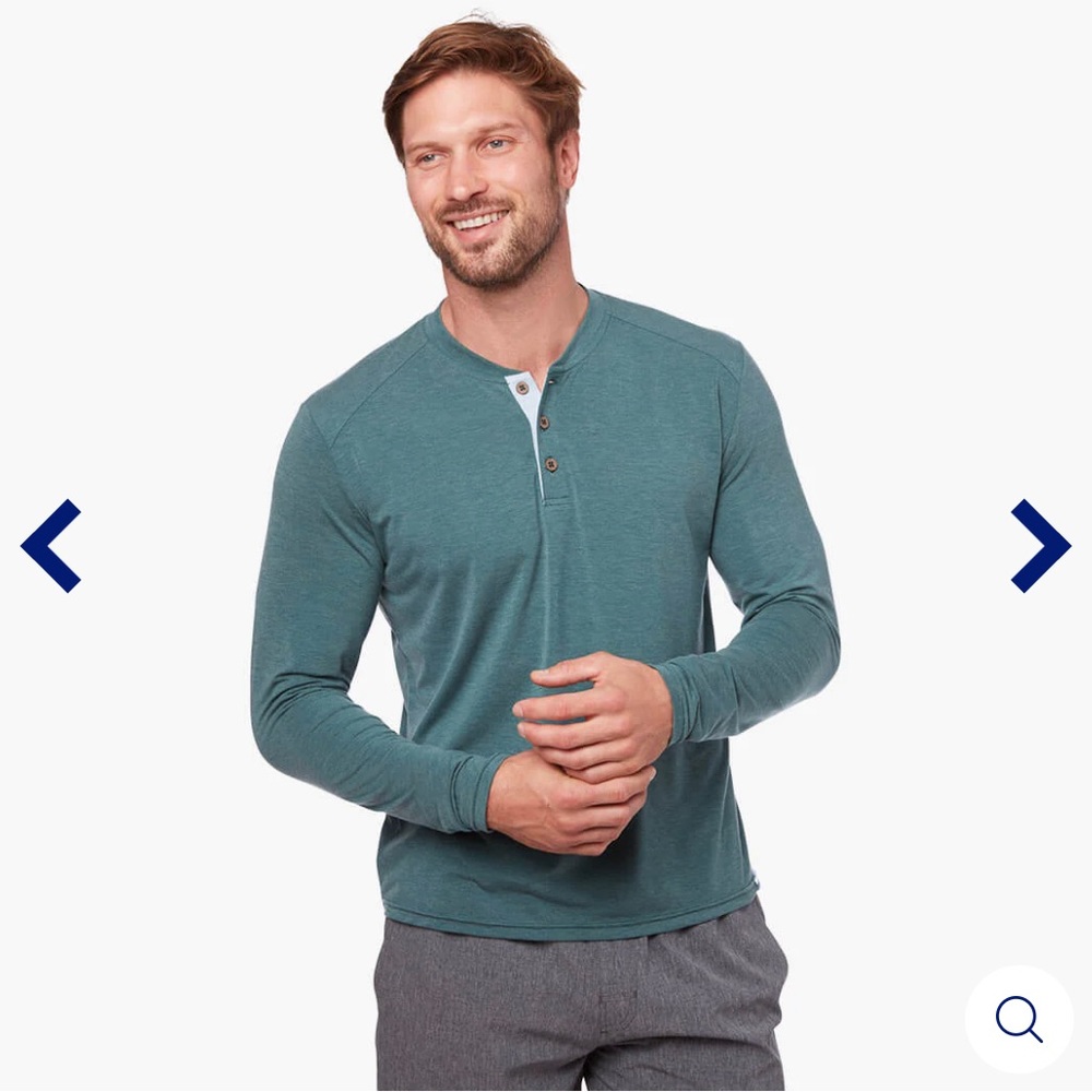 Fair Harbor Men’s Henley with UPF 50